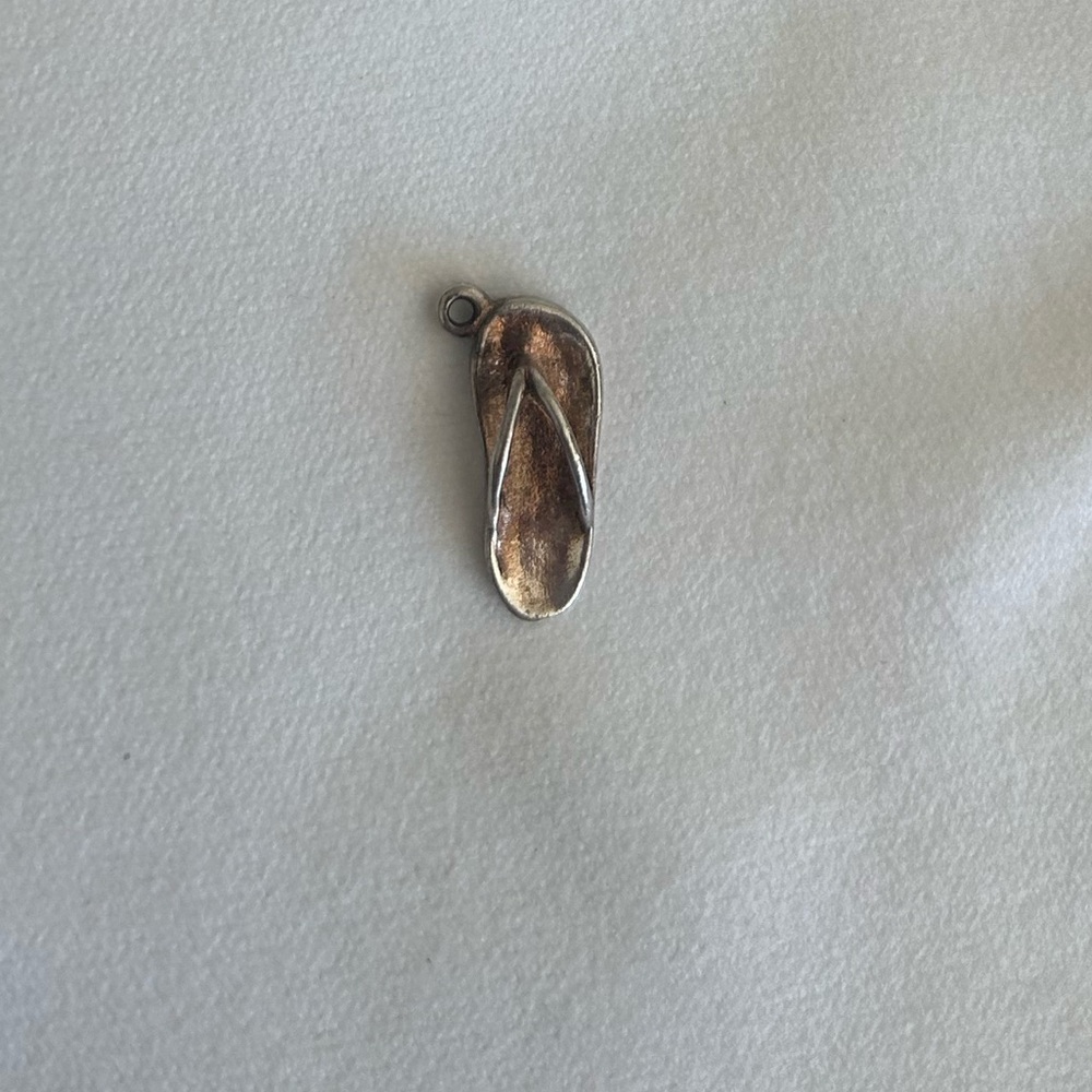 Silver Flip Flop charm